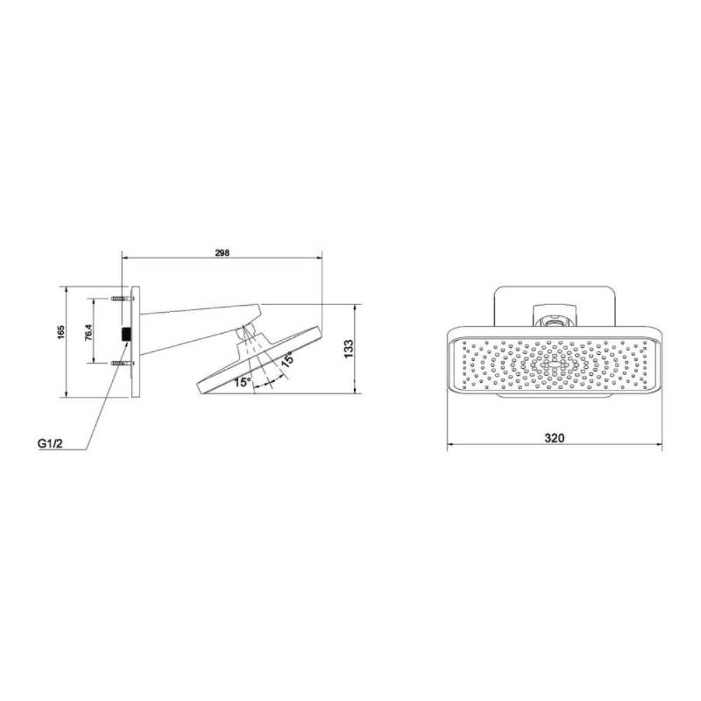 Душевая встройка Vincea Inspire Черный матовый — изображение 4